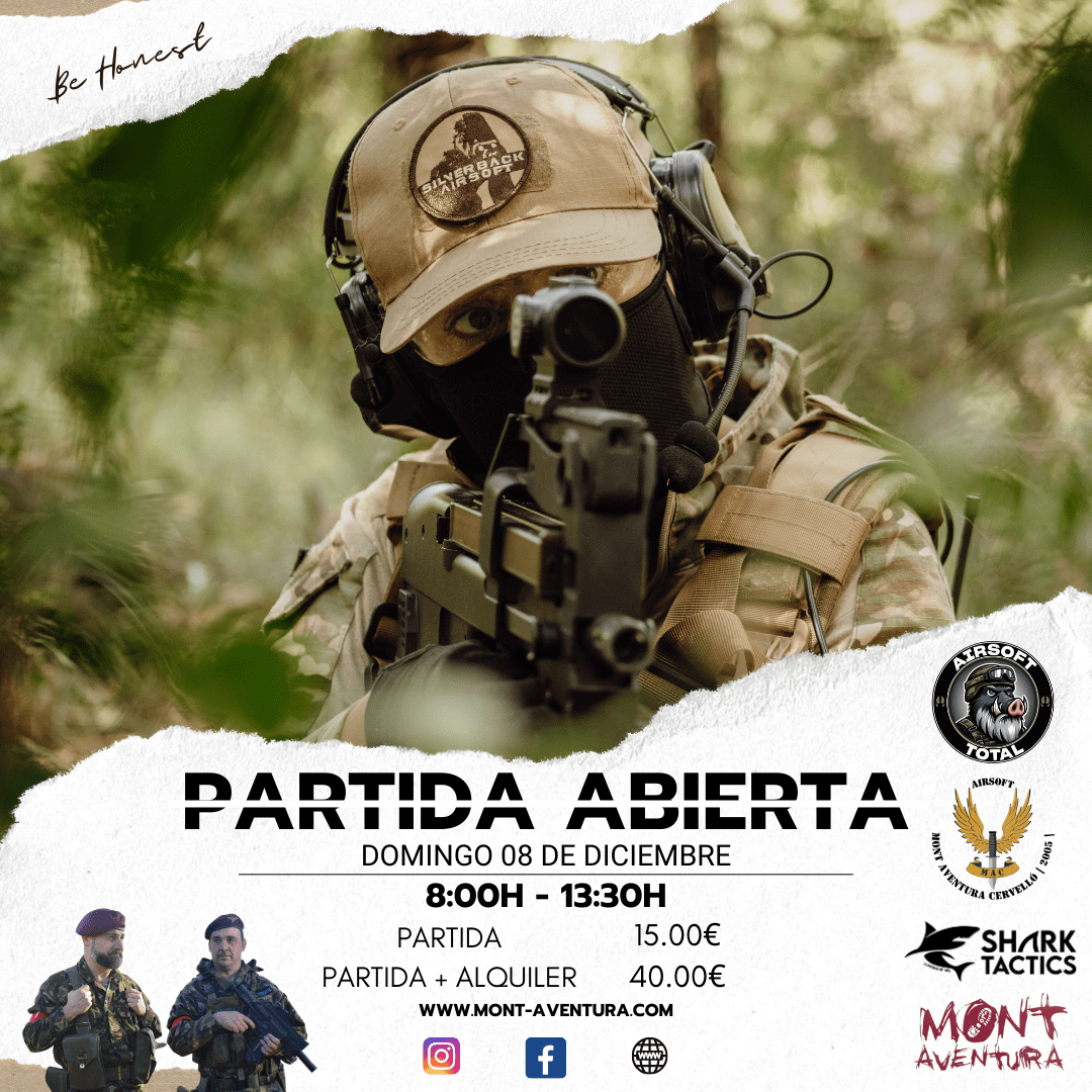 PARTIDA ABIERTA | Airsoft Mont Aventura